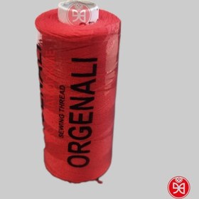 تصویر نخ قرقره خیاطی ( سیگارت ) قرمز روشن کد 127 (عددی) 