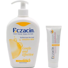 تصویر لوسیون شوینده دست و صورت اگزاسین هولیستیکا 400 میلی لیتر Eczacin Cleansing Hand & Face Lotion 400 ml