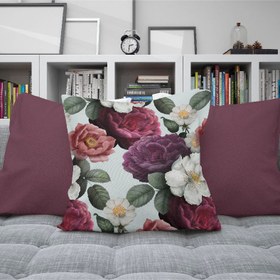 تصویر کوسن کد K15 گلدار