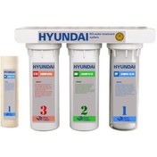 تصویر دستگاه پیش تصفیه آب 3 مرحله ای مکانیکی هیوندای مدل HU-3s Hyundai HU-3s mechanical 3-stage water pre-purification device