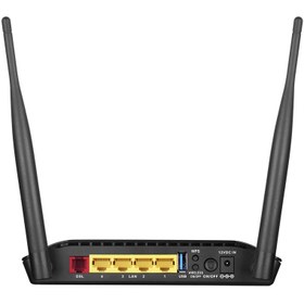 تصویر مودم روتر +ADSL2 دی لینک مدل DSL-2750U ( استوک ) ADSL 2+ Modem Router DSL-2750U