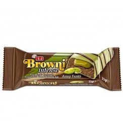 تصویر کیک براونی پسته ای اینتنس اتی وزن ۵۰ گرم 