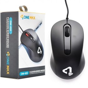 تصویر موس باسیم وان مکس مدل OM-420A ONEMAX OM-420A Wired Mouse