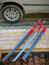 تصویر شمشیر کاتانا مدل Ninja (ضخامت 4 میل) جنس تیغه فولاد فنر آلمانی 