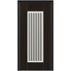 تصویر درب ملامینه HPL طرح مدادی HPL melamine door with pencil design