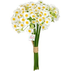 تصویر گل مصنوعی جُرجُرگل مدل دسته گل بابونه 