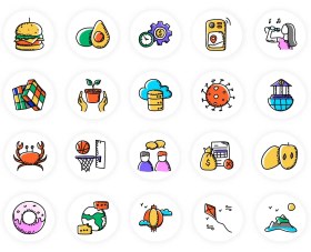 تصویر دانلود آیکون 500 Doodle Icons 