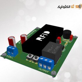 تصویر پروژه ساخت مدار در باز کن RFID با ماژول RF01D Memory 