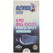 تصویر کاندوم خار درشت کدکس Big Dots بسته ۱۰ عددی ارسال رایگان 