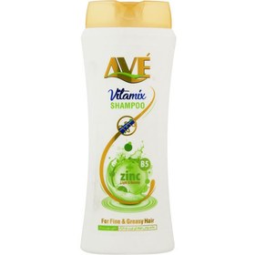 تصویر شامپو مو چرب ویتامیکس زینک پلاس 400 گرمی اوه Ave Vitamix Zinc Plus Shampoo For Greasy Hair 400g