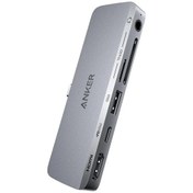 تصویر هاب 6 پورت USB-C انکر مدل Anker 541 USB-C Hub 6-in-1 
