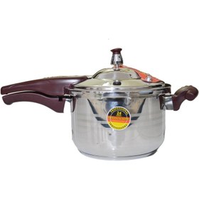 تصویر زودپز 5 لیتر استیل برند رومانتیک هوم Pressure cooker romantic home 5 litre