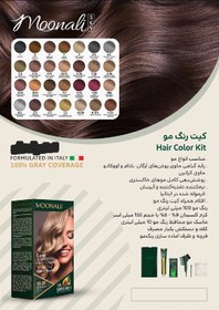 تصویر کیت رنگ موی مونالی - 1 Hair color kit moonali