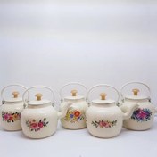 تصویر کتری روحی طرح دار ۲ لیتری نسوز و نگیر 