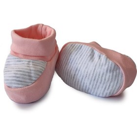 تصویر پاپوش نخی نوزادی دخترانه طرح لاولی نیلی Nili Lovely Nili Lovely Baby Girl Slippers