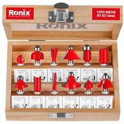 تصویر مجموعه تیغه اور فرز RH-5341 رونیکس (مجموعه 12 عددی) Router angle grinder blade set RH-5341 ronix