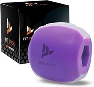 تصویر ابزار تمرین فک FIT PICK Pro برای مردان و زنان، صورت، فک و گردن را تقویت می‌کند، تمرین‌دهنده فک به تعریف خط فک کمک می‌کند، ابزارهای خط فک برای مردان و زنان، شکل‌دهنده خط فک (بنفش) 