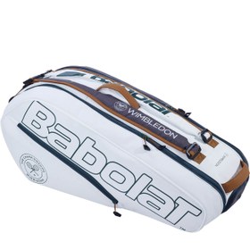 تصویر ساک تنیس بابولات مدل Babolat Pure Wimbledon x6 Pack 2023 (6 راکته) ساک بابولات ویمبلدون ( 6 راکته )