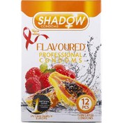 تصویر کاندوم با طعم میوه های مختلف 12تایی شادو ا Shadow Flavoured Professional Condom 12pcs Shadow Flavoured Professional Condom 12pcs