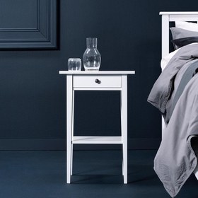 تصویر میز پاتختی برند IKEA مدل HEMNES | خاکستری | 35*46 سانتی متر-ارسال15 الی 20 روز کاری 