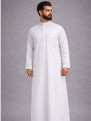 تصویر دشداشه عربی سفید 