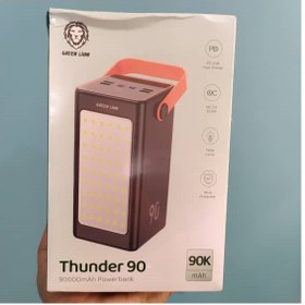 تصویر پاوربانک 90000 گرین لاین Green Lion Thunder 90 GNTHUPB90 توان 22.5 وات Green Lion Thunder 90 90000mAh Power Bank