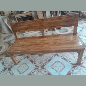 تصویر نیمکت چوبی روستیک XW-RT-022 