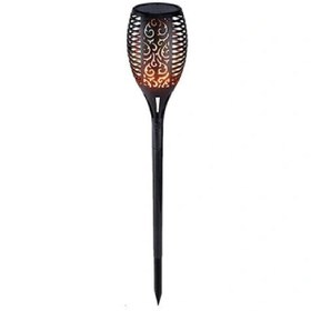 تصویر چراغ خورشیدی باغچه طرح شعله SOLAR LED FLAME GARDEN LIGHT