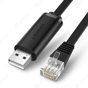تصویر کابل USB به LAN یوگرین مدل CM204 به طول 1.5 متر مشکی, 18 ماهه اُوان 