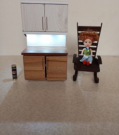 تصویر چراغ خواب کابینتی 