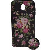 تصویر کاور کد 4105 مناسب برای گوشی موبایل سامسونگ J730 (J7 Pro) پاپ سوکت دار طرح گل 