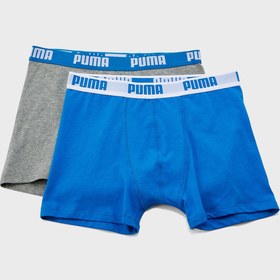 تصویر باکسر پایه پسرانه پومای ۲ عددی برند puma PUMA BOYS BASIC BOXER 2P