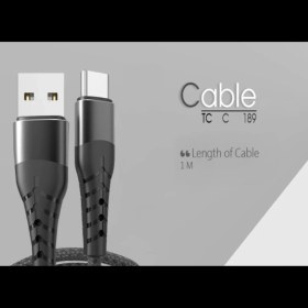 تصویر كابل شارژ برند tsco مدل TCC189 charging cable brand TSCO model TCC189