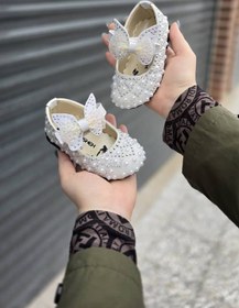 تصویر کفش مجلسی مروارید 