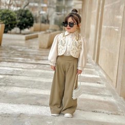 تصویر ست سه تیکه سوزن دوزی سایز 55 تا 75 