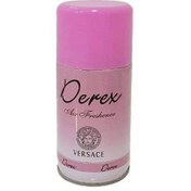 تصویر اسپری خوشبوکننده هوا درکس رایحه ورساچه صورتی حجم 260 میلی لیتر Drex air freshener spray, pink Versace scent, volume 260 ml