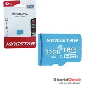 تصویر کارت حافظه microSDHC کینگ استار 32 گیگابایت مدل 580x 