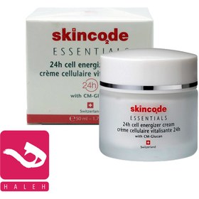 تصویر کرم تقویت کننده و انرژی زا 24 ساعته50میلی لیتر اسکین کدSkincode 