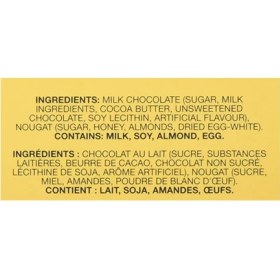 تصویر شکلات شیری تابلرون با طعم عسل و بادام 