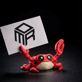 تصویر مگنت خرچنگ هولدر کاغذ 