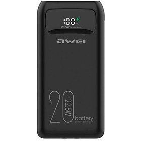 تصویر پاوربانک فست شارژ 20000 اوی Awei P169K 22.5W Awei P169K 22.5W 20000mAh Power Bank