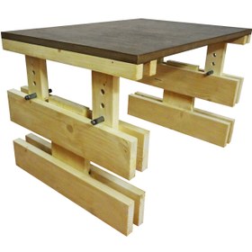 تصویر میز تحریر تاشو تمام چوب کد 22 