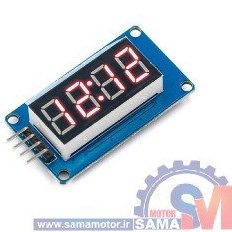 تصویر ماژول سون سگمنت 4 رقمی دارای درایور TM1637 TM1637 MODULE