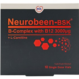 تصویر ویال خوراکی نوروبین 3000 میکروگرم بی اس کی BSK Neurobeen 3000mcg Oral Vial