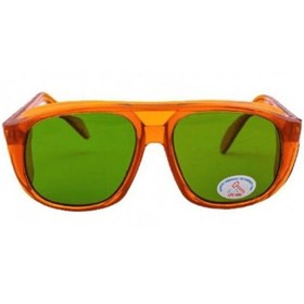 تصویر عینک ایمنی SE2130-G3 پن تایوان (ضد پرتو و لنز تیرگی 3) safety-glasses-SE2130-G3-TAIWAN