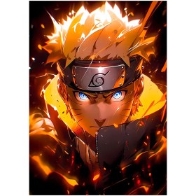 تصویر متال پوستر شخصیت Naruto کد N001 