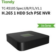 تصویر دستگاه nvr تیاندی مدلTC-R3105Spec:I/B/P/L/S 8poe 4k 