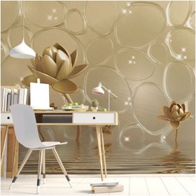 تصویر پوستر سه بعدی آینه ی طلایی مدل BCW062 