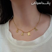 تصویر گردنبند زنانه استیل رنگ ثابت 