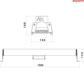 تصویر پروژکتور خطی سوپرنوا شعاع مدل SH-4731M-220w 